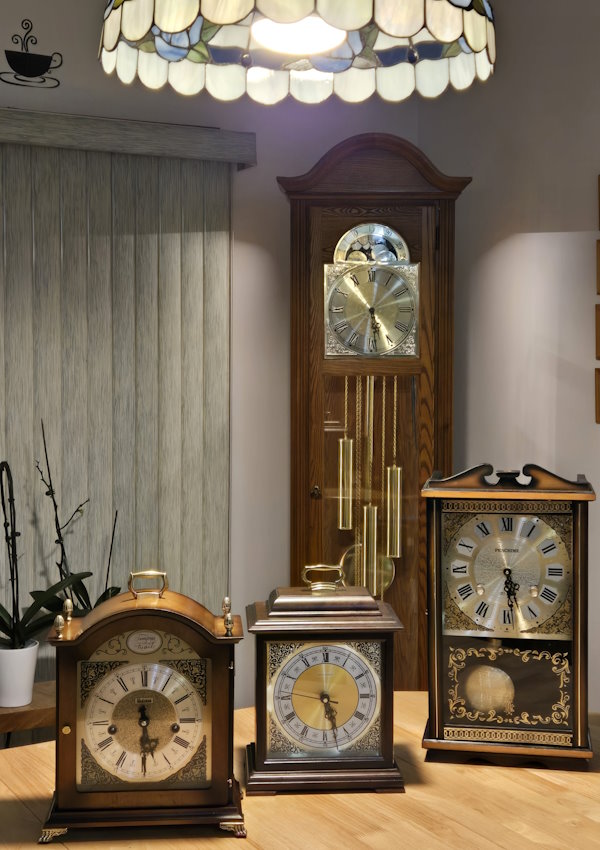 Four Restored Clocks